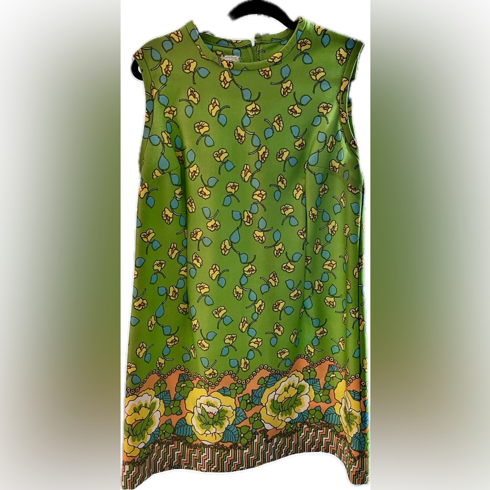 Vintage Green Dress, 60s